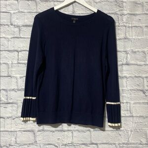 Talbots Navy Blue Crew Neck Sweater